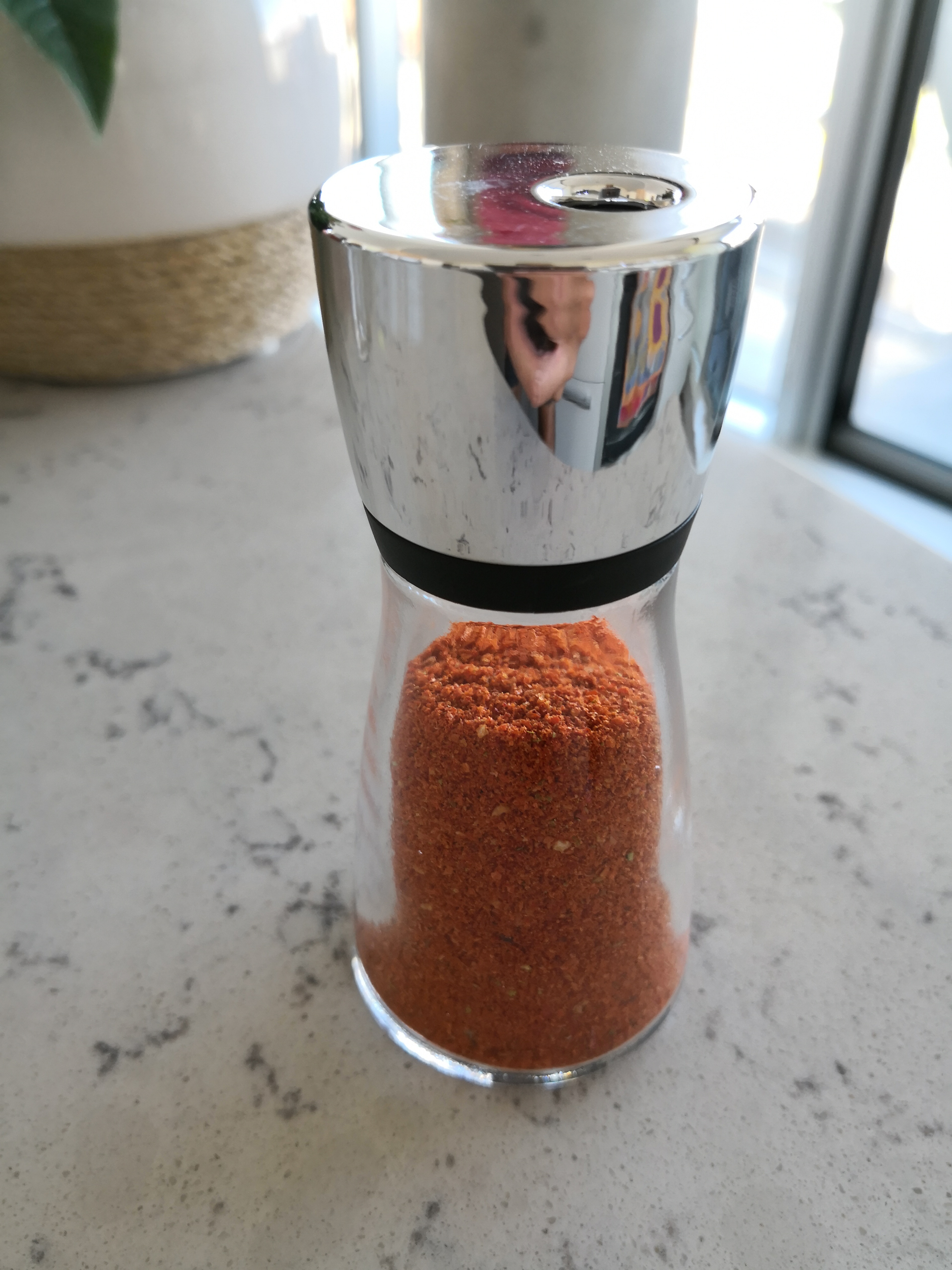 Home made hot pepper powder